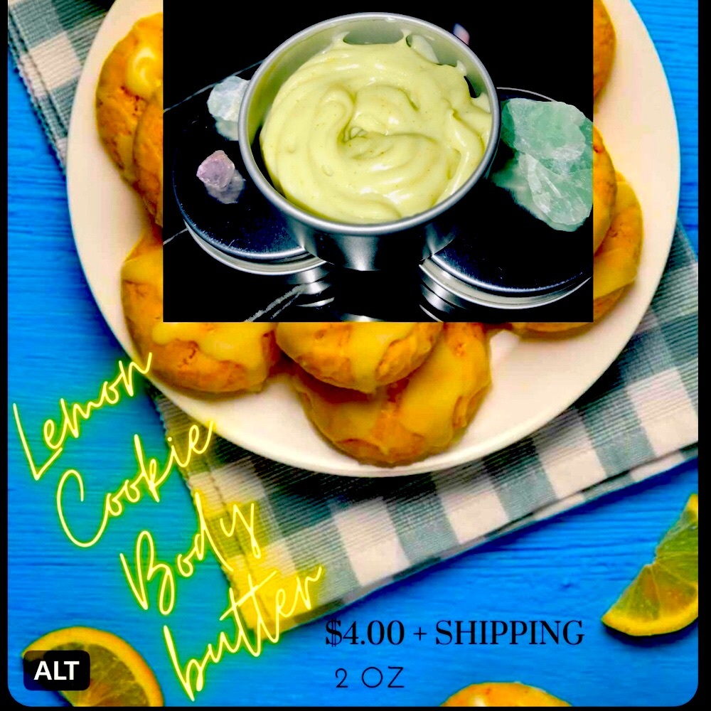 Organic lemon 🍋 Cookie 🍪 creamy body butter